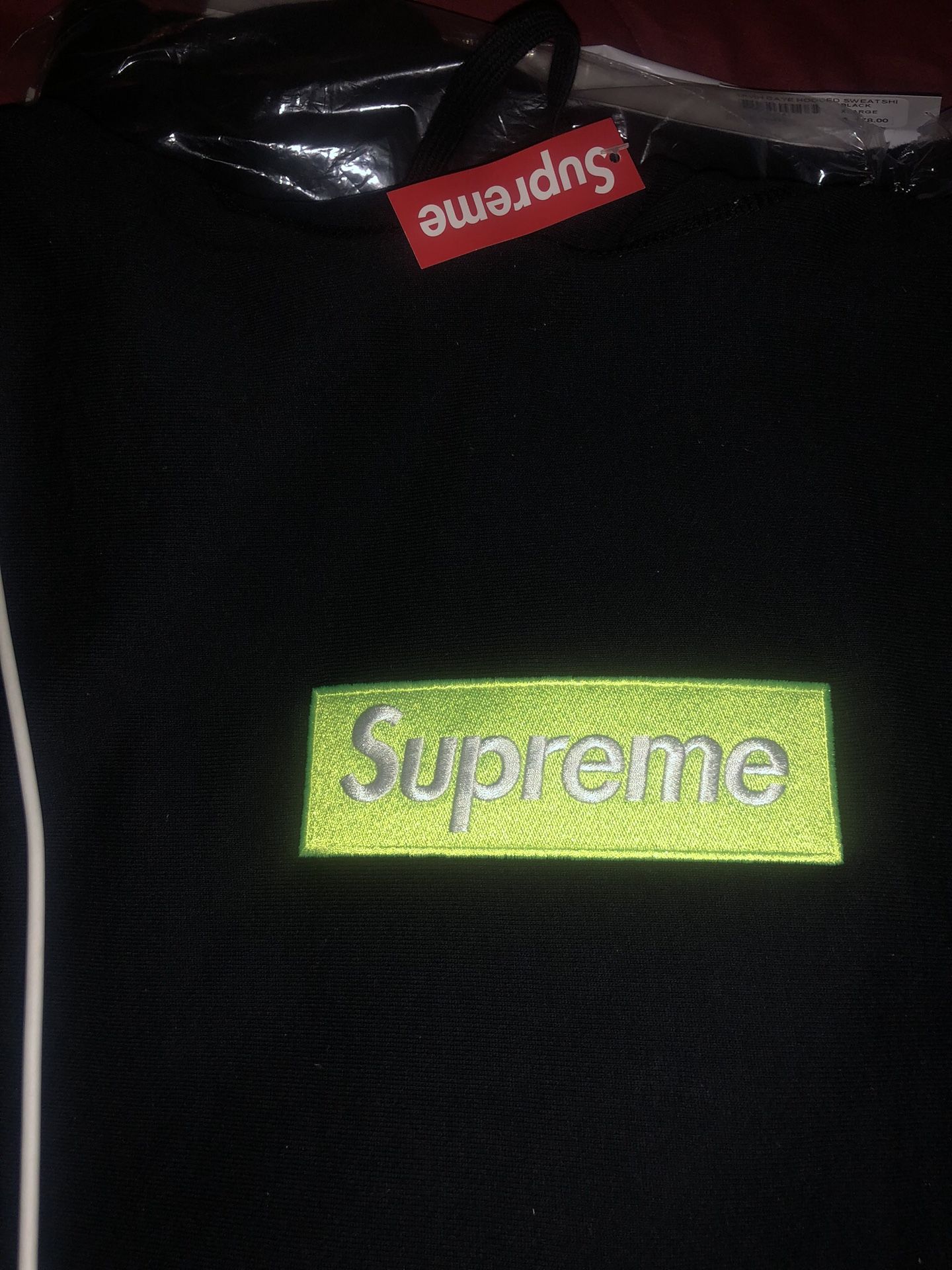 Supreme box logo hoodie xL new