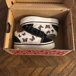 Baby Butterfly Vans Size 2