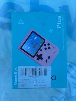Portable retro handheld game console with 500+ Classic Games
