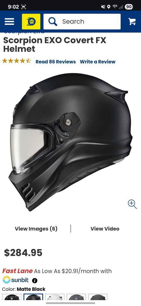 Scorpion Exo Covert Fx