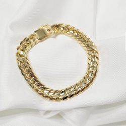 Solid 10k Gold Cuban Bracelet 