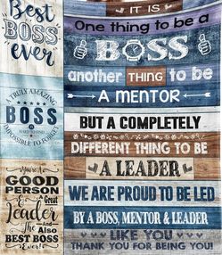 Boss Throw Blanket