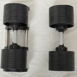 Adjustable Dumbbell Pair 70 lb each, New In Box