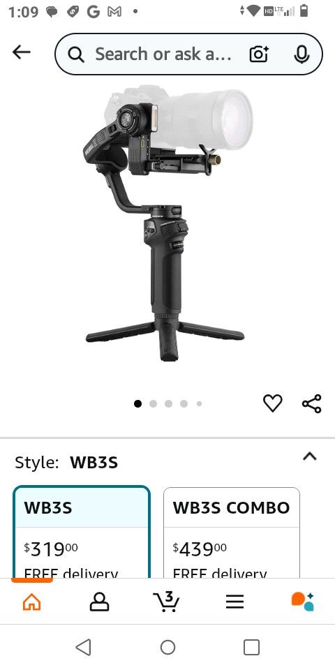 Zhiyun wb35 gimbal