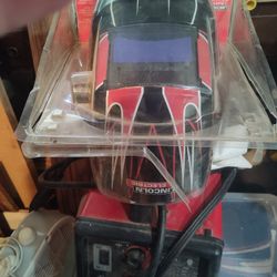 Lincoln Electric Welder And Flash Helmet
