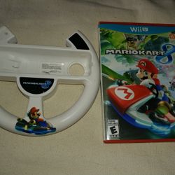 Wii U Mario Kart 8 and wheel