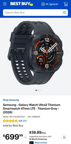 Samsung Galaxy Watch Ultra2 47mm