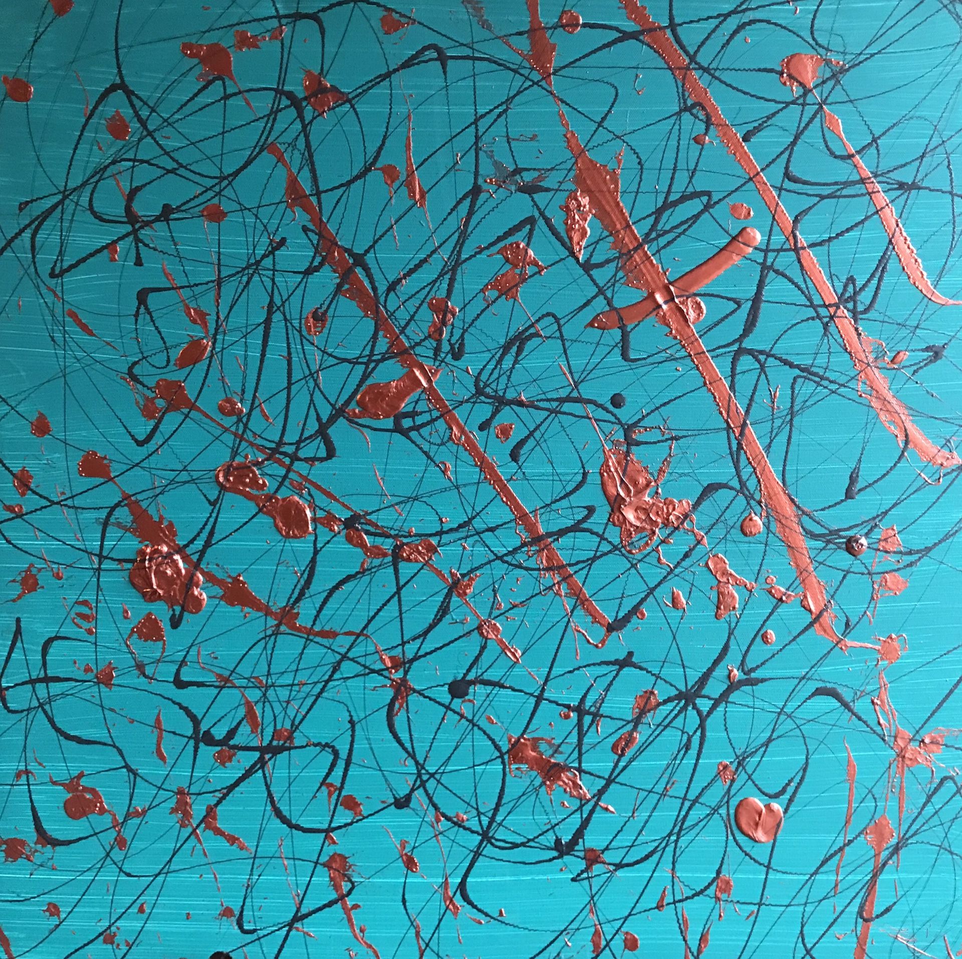 ART WORK STUDIO CLEARANCE SALE ABSTRACT/CONTEMPORARY ARTIST ORIGINALS Size: 24x24 acrylic on canvas One of a kind. Size: 24x24 RETAIL VALUE: $600.00