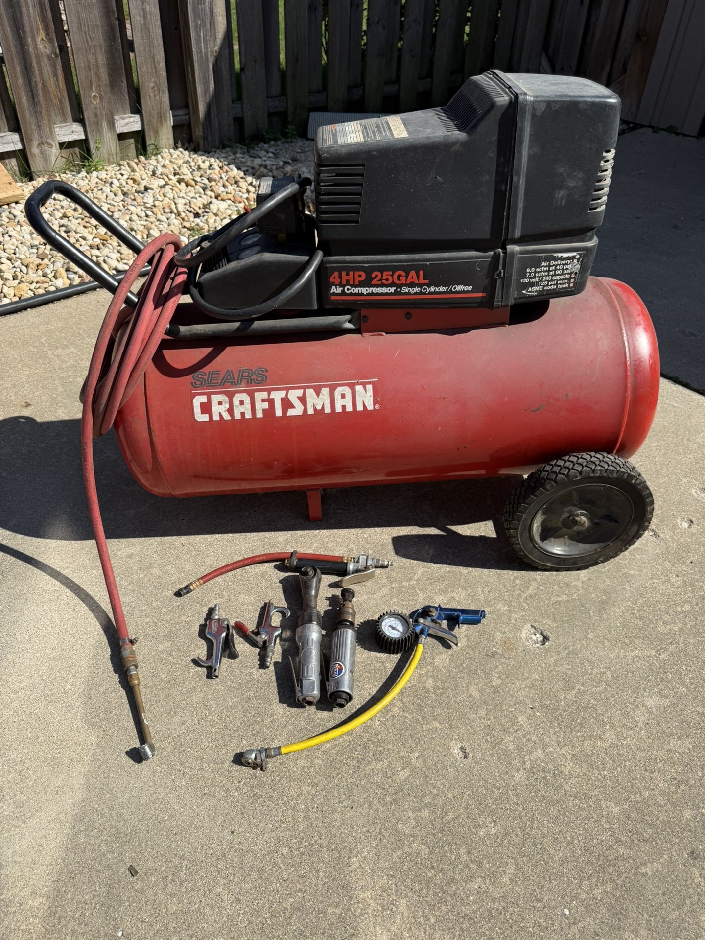 25 Gal Craftsman Air Compressor
