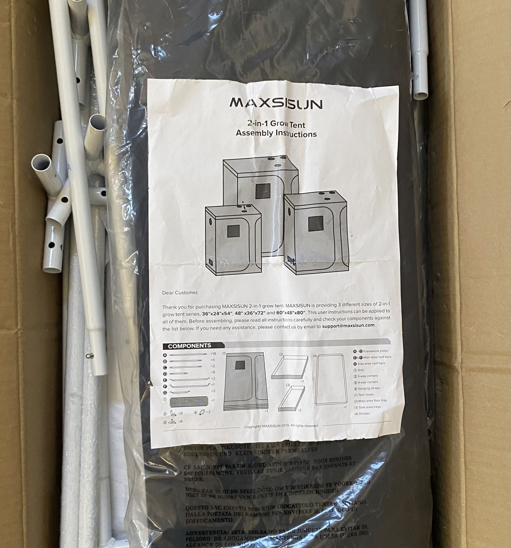 Maxsisun Grow Tent