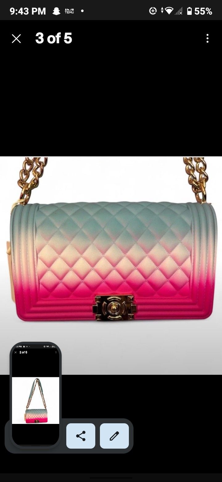 Quilted Crossbody Handbag