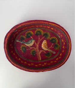 Vibrant Folk Art Centerpiece