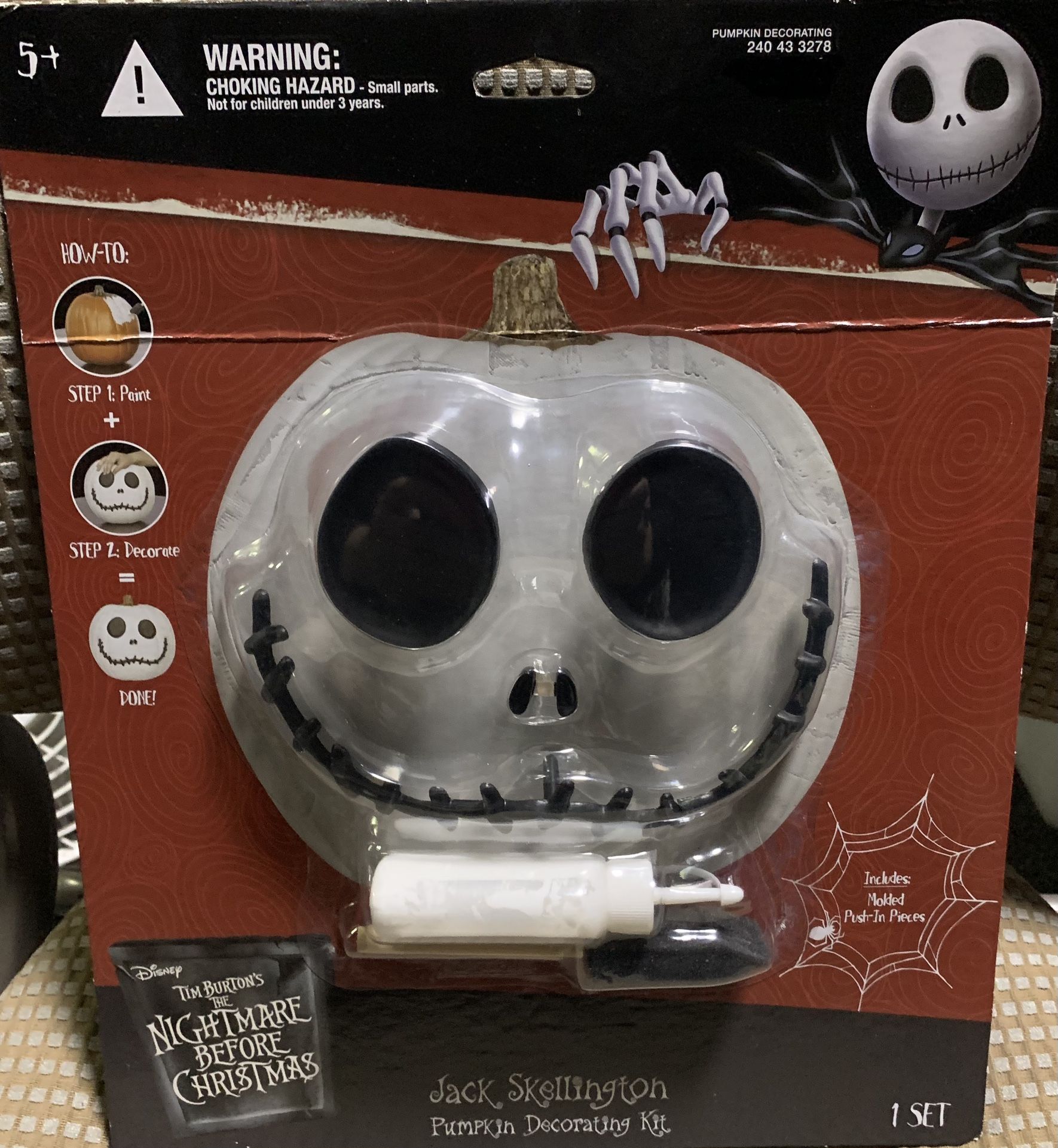 New Nightmare Before Christmas Jack Skellington Halloween pumpkin decorating kit