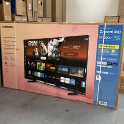 75” SAMSUNG CRYSTAL DU7200 4K SMART TV