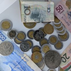 FOREIGN COINS AND BANK NOTES