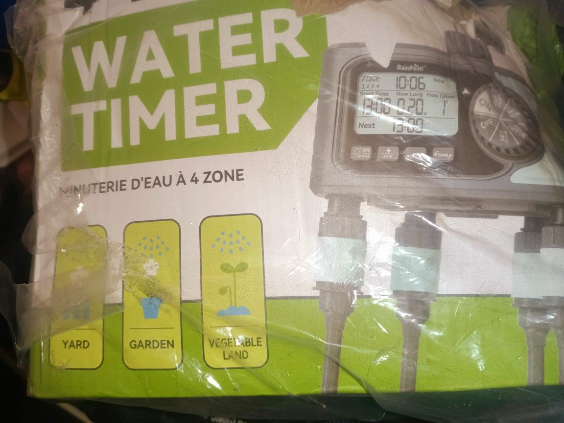 4 Zone Water Timer Brand New