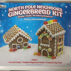 Gingerbread House Kit Link And Lock Assorted Candy 14 Oz Bee Ready to Build