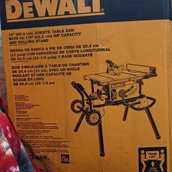 DEWALT TABLE SAW NEVER USED