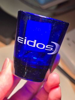 Eidos gaming shot glasses