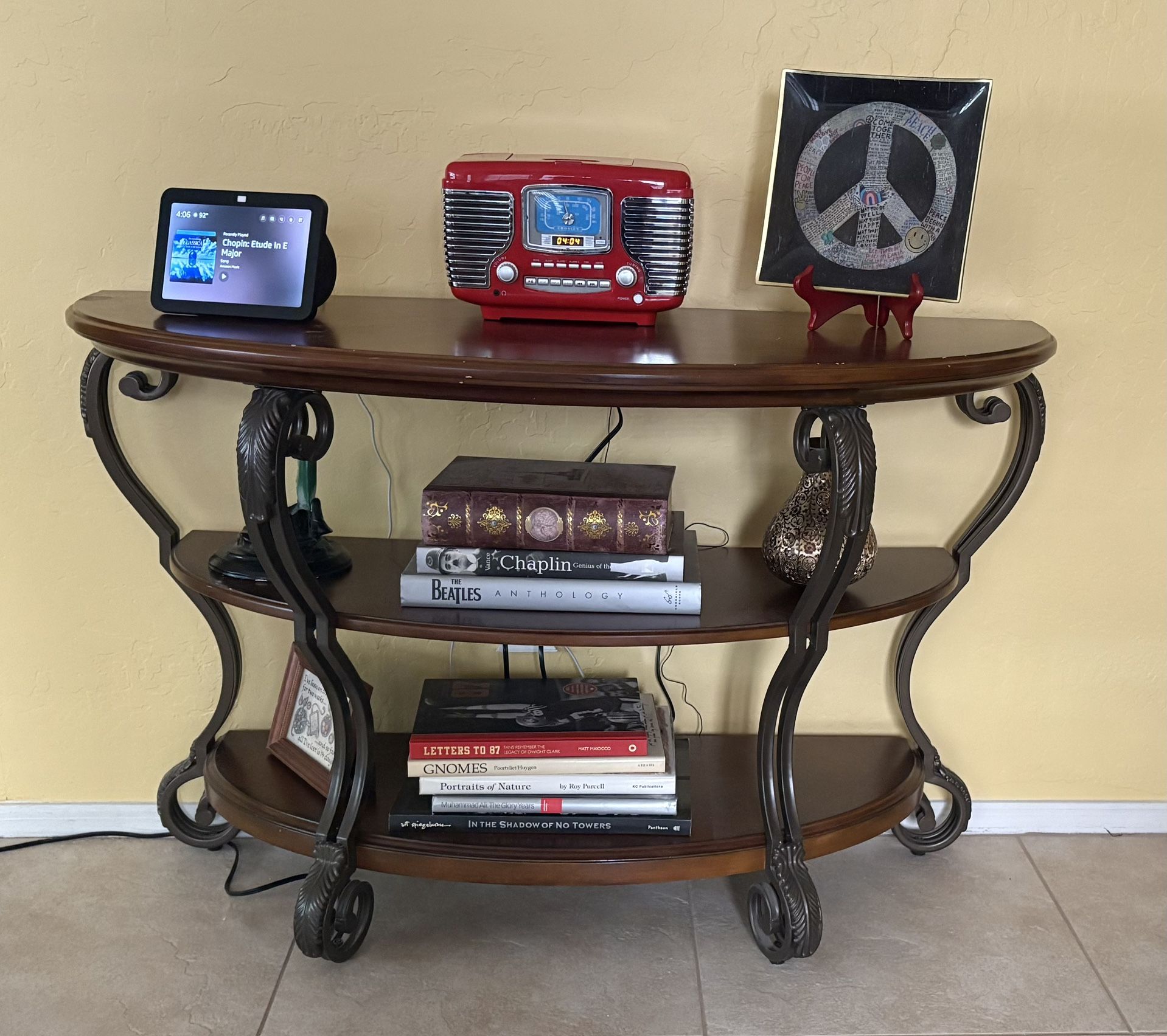 Half Moon Entry Way or Sofa Table