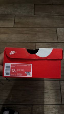 Nike Court Borough Low Recraft (PS) WHITE/BLACK