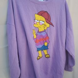 The Simpsons- Purple Sweatshirt 