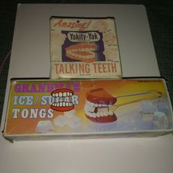 Grandma's Ice Sugar Tongs & Yakity-yak Talking Teeth