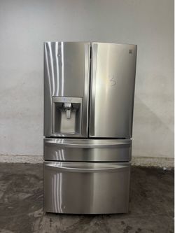 Kenmore four doors stainless steel refrigerator