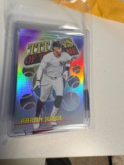 Aaron Judge Yankees Titans of the Game baseball card