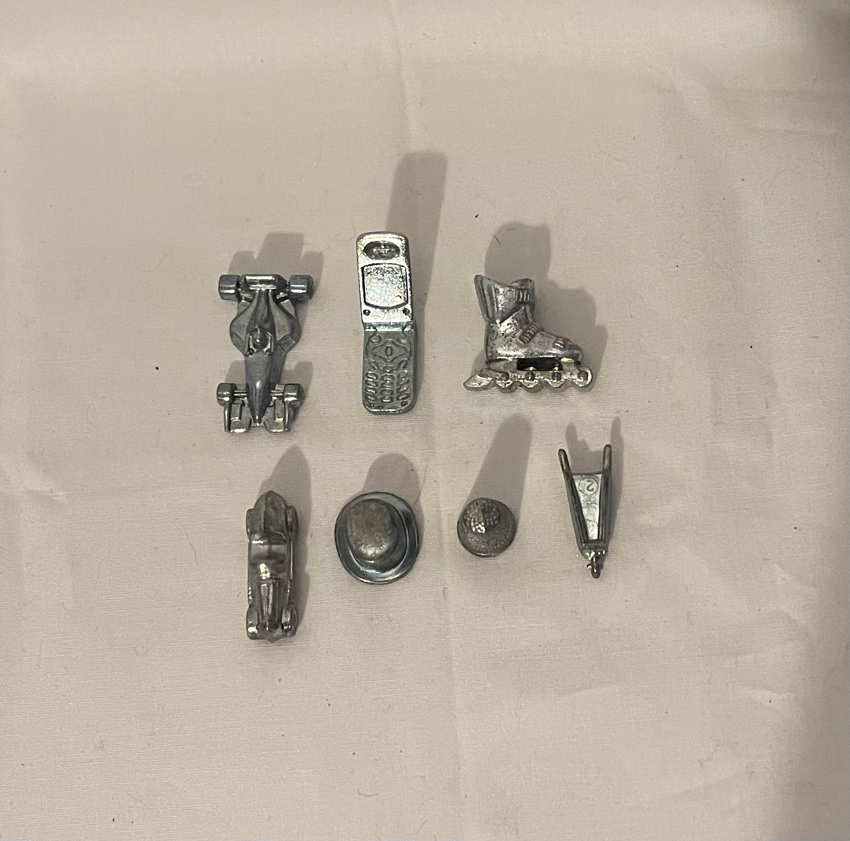 Monopoly Board Game Replacement Pieces Hasbro Set of 7 Some Vintage EUC