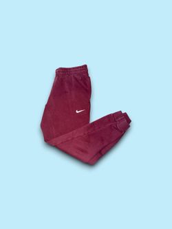 Nike sportswear club fleece essential tapered sweatpants maroon men’s medium