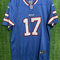 JOSH ALLEN BUFFALO BILLS NIKE JERSEY BRAND NEW WITH TAGS SIZES MEDIUM, LARGE AND XL AVAILABLE