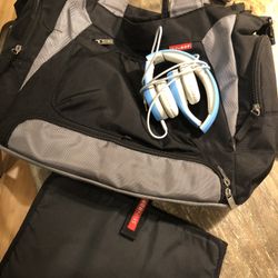 Diaper Bag, Kids Head Phones