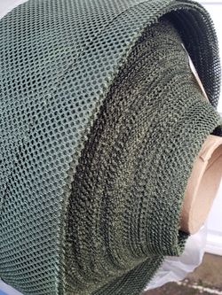 Military Style Olive Drab Color Nylon Mesh Fabric Roll 