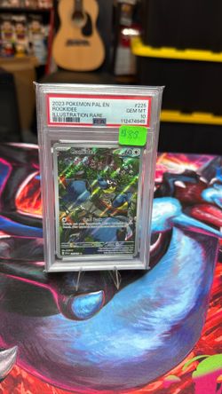 PSA 10 2023 POKEMON PAL EN ROOKIDEE ILLUSTRATION RARE