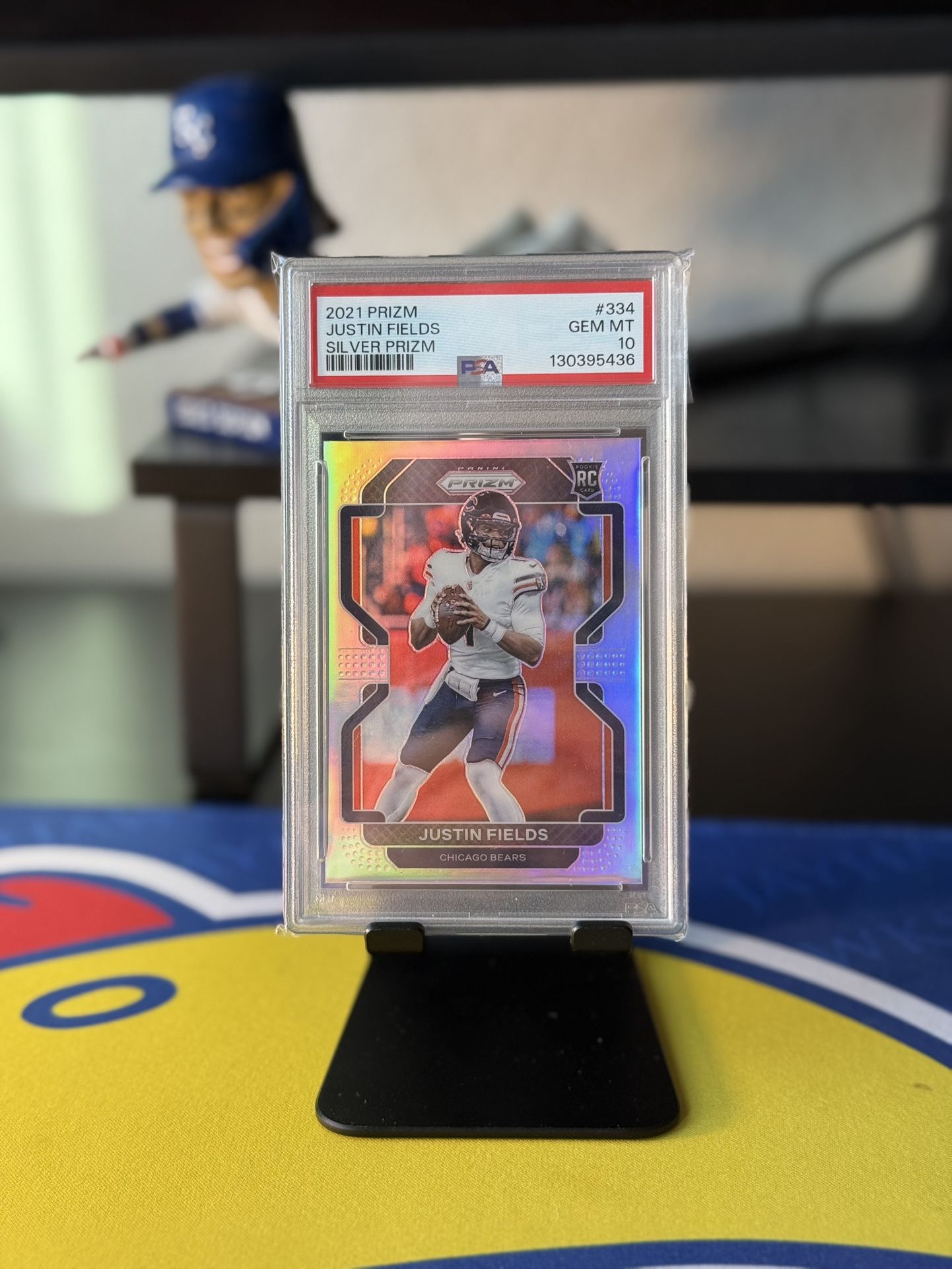 2021 Prizm - Justin Fields Silver Prizm (RC) PSA 10 Gem Mint #334 🔥