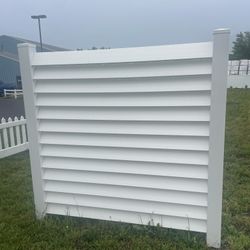 Semi Privacy Louvered Panel