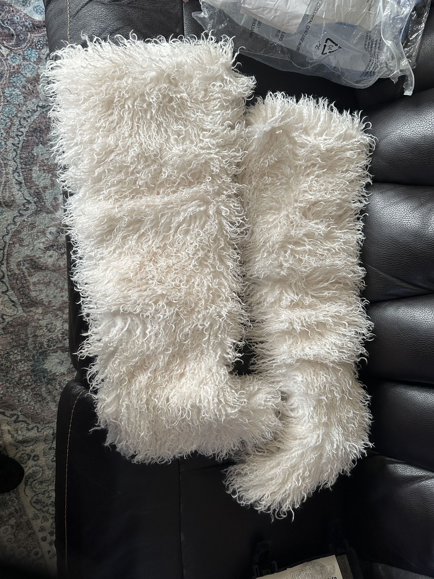 Thigh High Mongolian Style Boots