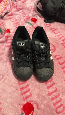 Adidas Superstar Black Low-Top Sneakers