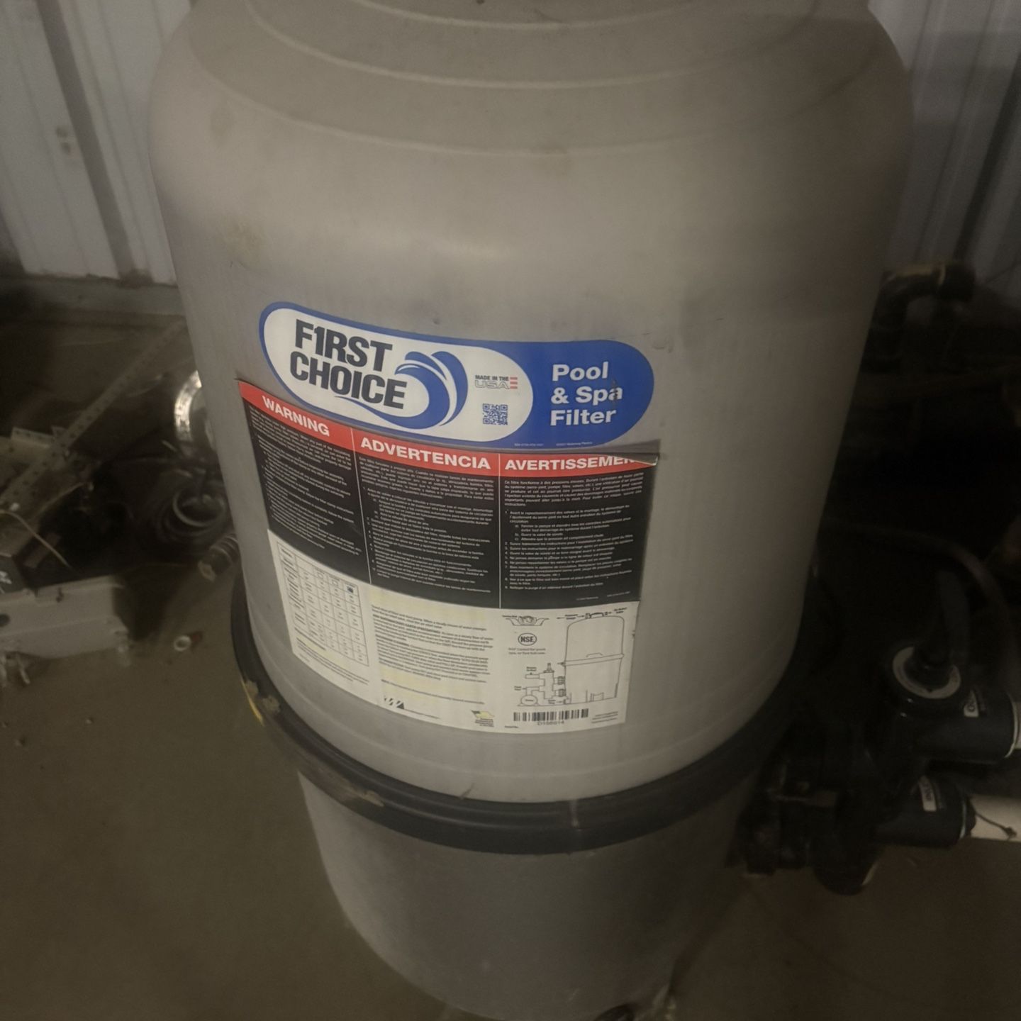 Pool Filter First Choice First Choice Pool Filter for Sale in Phillips Ranch, CA - OfferUp