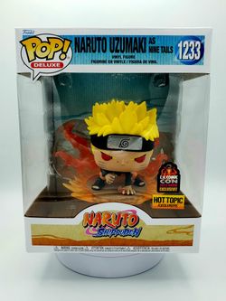 Funko POP Naruto Uzumaki As NINE TAILS #1233 LA COMIC CON Hot Topic Exclusive 