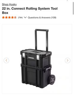 Husky 22 in. Connect Rolling System Tool Box