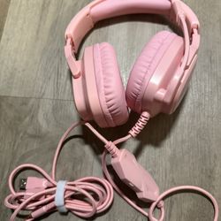 Pink Gaming Headset 