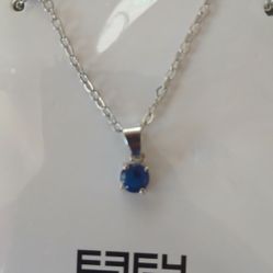 Effy Necklace - Blue Stone