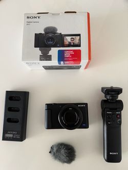 Sony ZV-1 Camera + Sony Wireless Shooting Grip – Excellent Condition