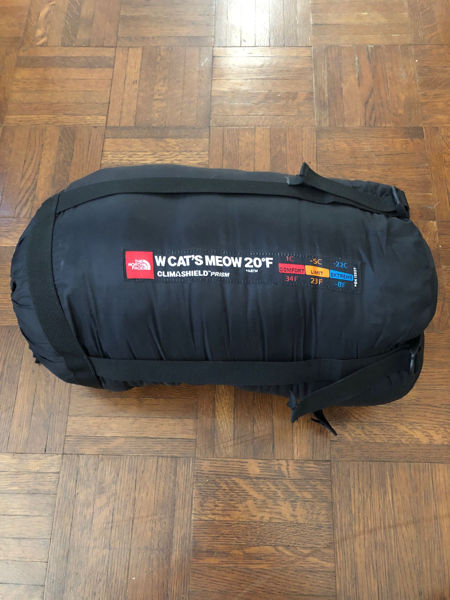 North face cats meow sleeping bag