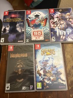 5 Nintendo Switch Games Bundle