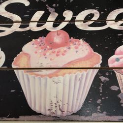 Life Is Sweet Wood   Wall Art  58  By 18 