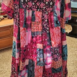 Size 5X Colorful Dress
