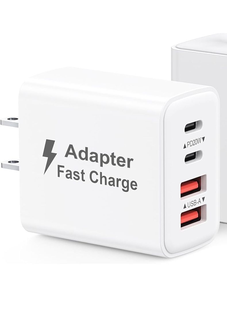 USB C Charger Block 40W 4 Port Type